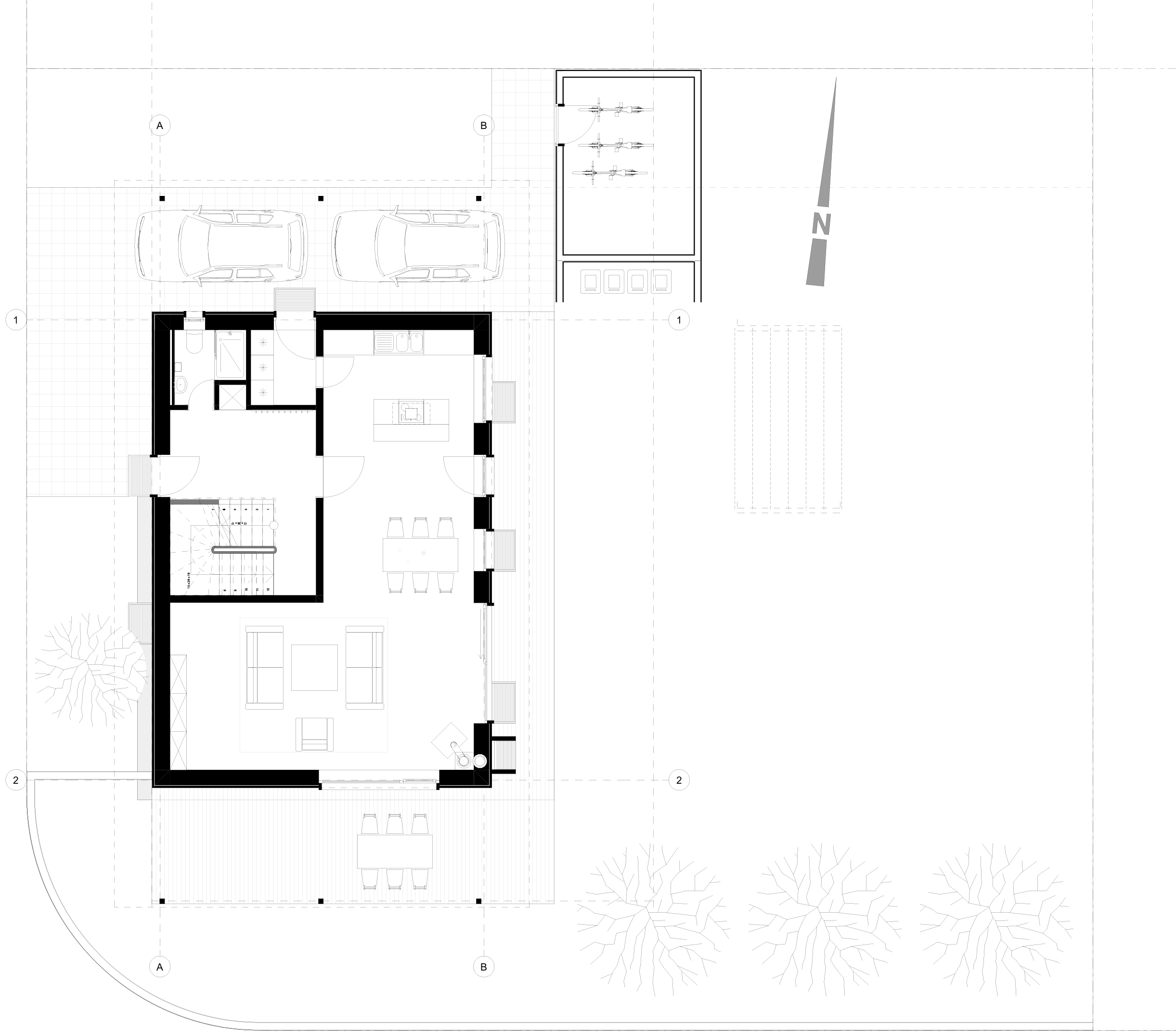 plangrafik einfamilienhaus in magdeburg
